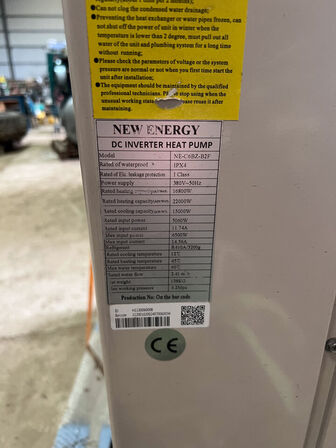 Luft/vand monoblock pumpe  NEW ENERGY NE-C6NZ-B2F 22kW