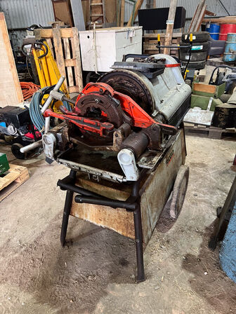 Gevindskærer RIDGID 1224 inkl. div. tilbehør - 1/2" - 4" kapacitet
