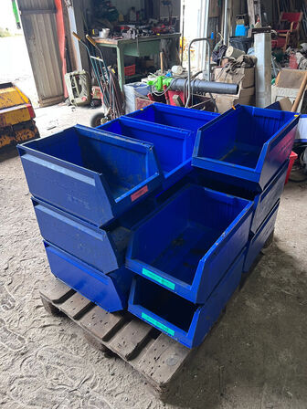14 stk. systemkasser i plast (stor model)
