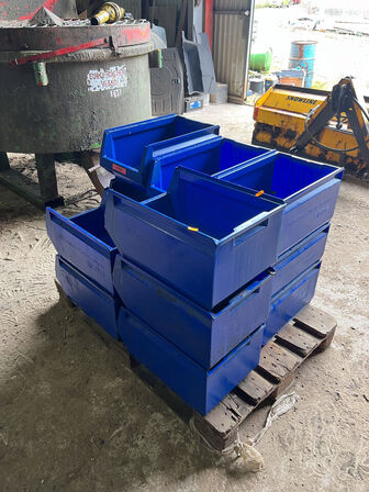 14 stk. systemkasser i plast (stor model)