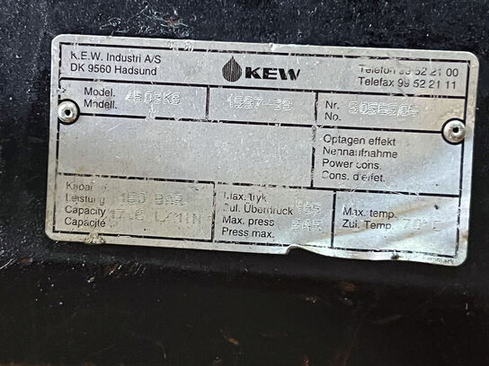 Højtryksrenser KEW 4503KB m. HONDA motor (benzin) 150 bar