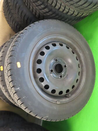 4 stk. Stålfælge 165/70R14