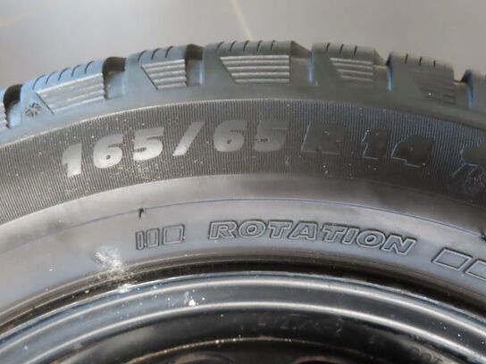 4 stk. Stålfælge 165/65R14