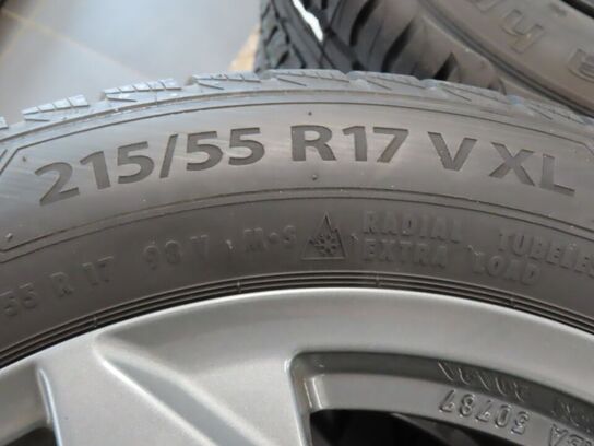 4 stk. Alufælge 215/55R17