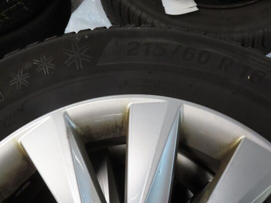 4 stk. Alufælge 215/60R16