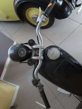 Vetaranmotorcykel DKW årgang 1953