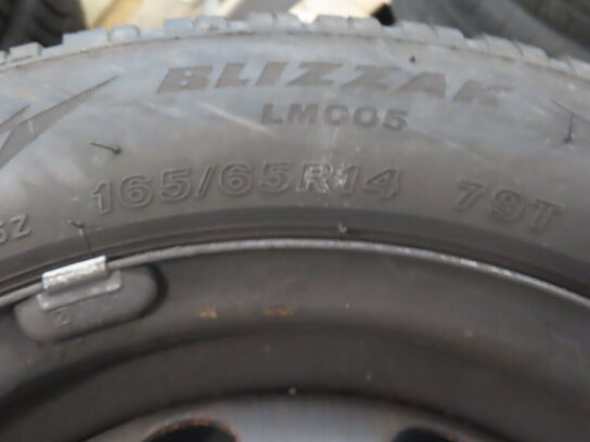 4 stk. Stålfælge 165/65R14