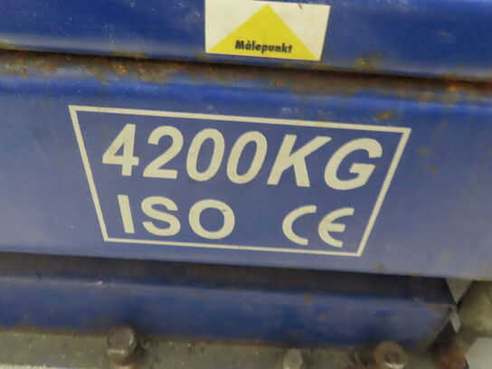 Lift 4.200 kg med slisker (Rullefelt medfølger IKKE)