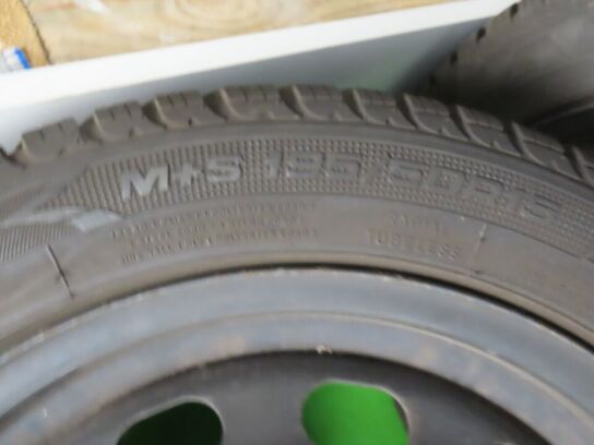 4 stk. Stålfælge 195/50R15