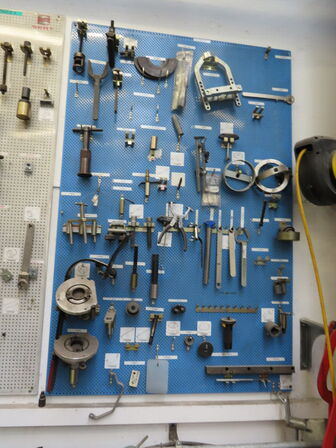 Specialværktøj på tavler diverse