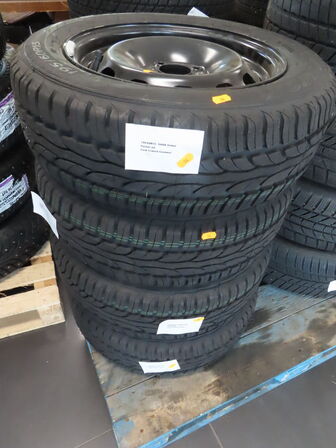 4 stk. Stålfælge 195/60R15