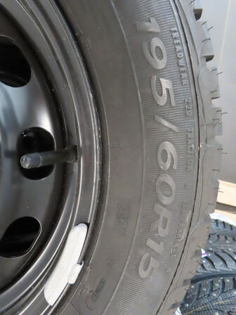 4 stk. Stålfælge 195/60R15