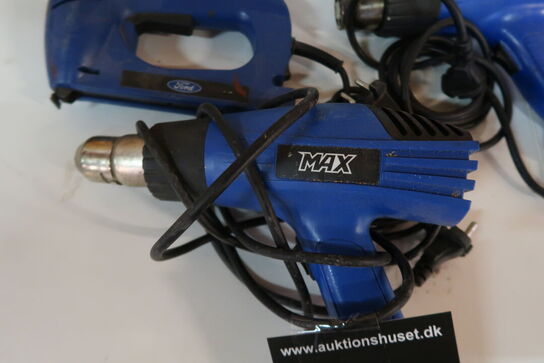 2 stk. Varmepistoler & pistol