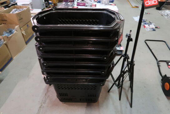 8 stk. Indkøbsvogne 