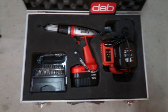 Akku boremaskine, Black & Decker Cp 122