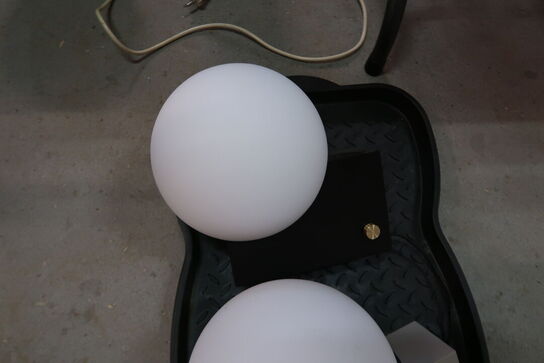 2 stk. &TRADITION JOURNEY SHY1 SILK BORDLAMPE