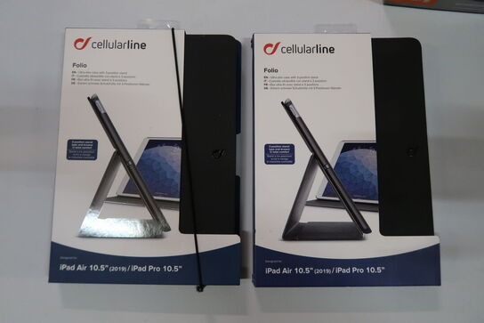 2 stk. iPad Air 10,5" (2019), case slim stand, black