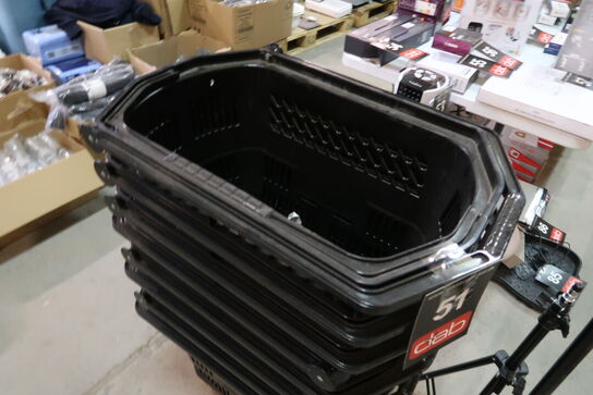 8 stk. Indkøbsvogne 