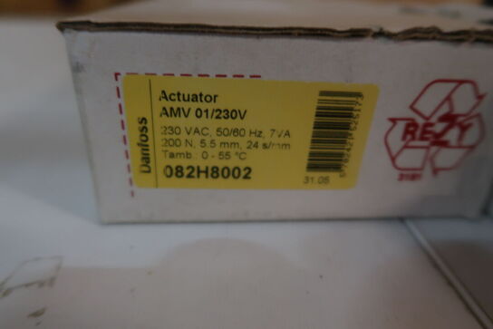 2 stk. Danfoss HVAC Electrical Actuator