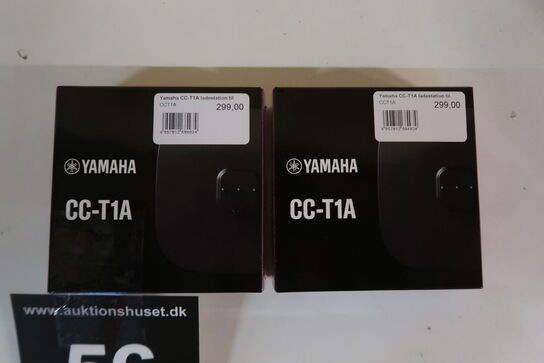 2 stk. Yamaha CCT1A opladningsdock (sort)