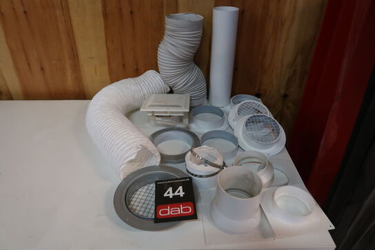 Diverse ventilation og fittings 