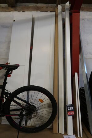 2 stk. Højskabslåger 40x195 cm m.m Momsfri