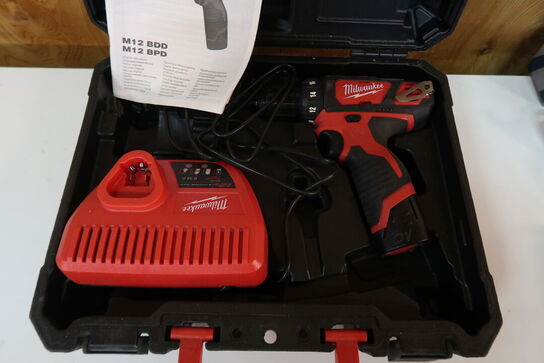 Akku boremaskine, Milwaukee M12 BDD