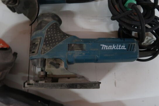 3 stk. El-værktøjer/trykluftspistol