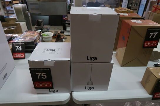 3 stk. LIGA STORM Ø18 MAT BEIGE PENDEL