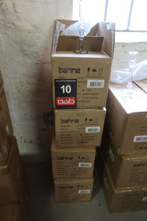 48 stk. Bahne Lysestage, grå - H23,5 cm