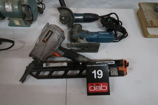 3 stk. El-værktøjer/trykluftspistol