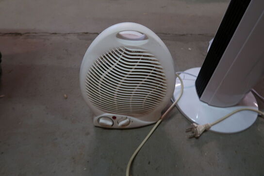 2 stk. Varmeblæsere