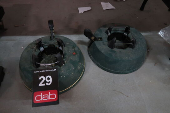 2 stk. Juletræsfødder 