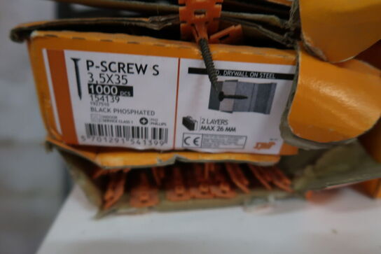 Diverse Spit gipsskruer 