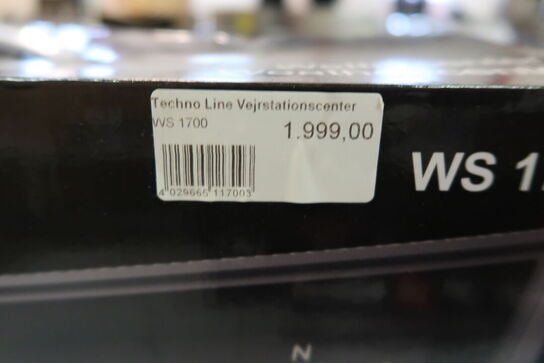 Techno Line vejrstationscenter med ur