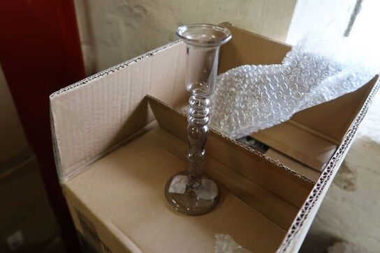 48 stk. Bahne Lysestage, grå - H23,5 cm