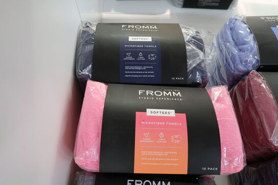 32 stk. ass. Fromm Microfiber håndklæder