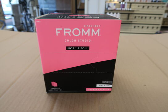 3 pk. Fromm Embossed Pop Up Foil 500 stk.- Hot Pink