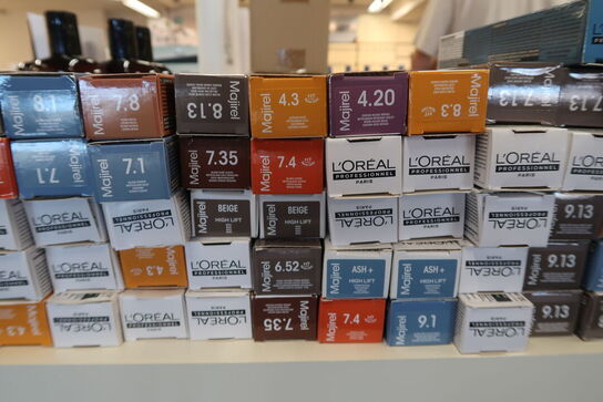 Ca. 100 pk. L Oreal Hårfarve 
