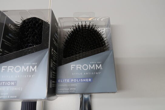 3 stk. Fromm hårbørster 