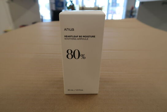 3 stk. Anua Heartleaf 80% Moisture Soothing Ampoule 30 ml