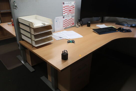 El. hæve/sænke skrivebord uden indhold