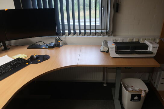 El. hæve/sænke skrivebord uden indhold