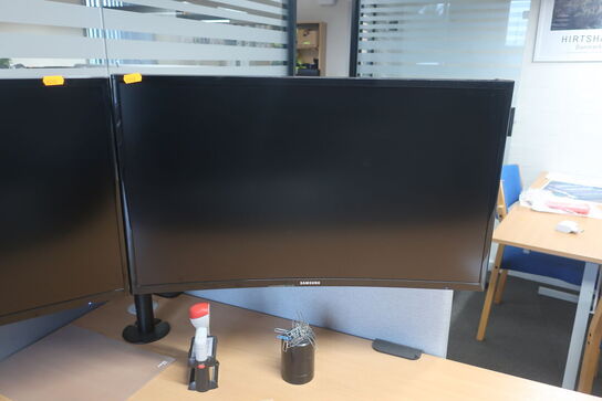 2 stk. monitorer SAMSUNG C27F390FHR