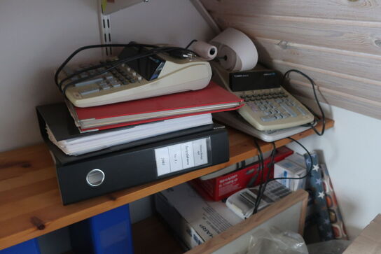 Indhold i rum (undtaget bogføringsmateriale)