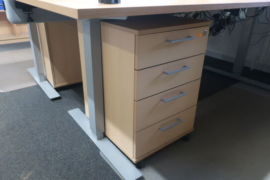 El. hæve/sænke skrivebord uden indhold