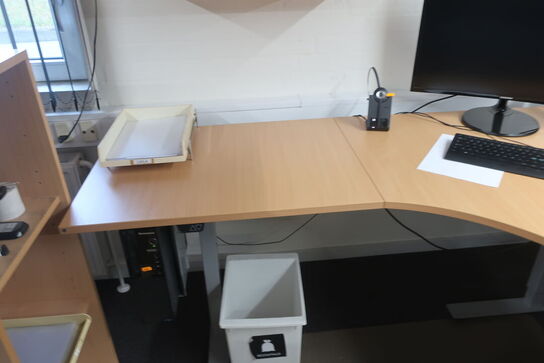 El. hæve/sænke skrivebord uden indhold