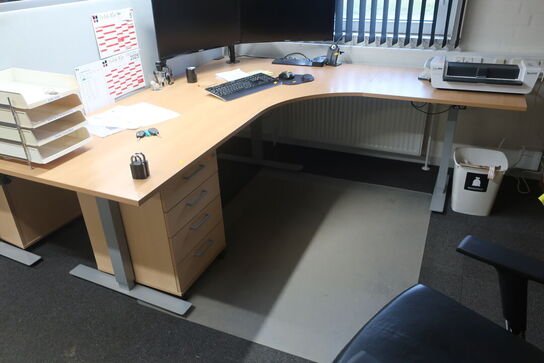 El. hæve/sænke skrivebord uden indhold