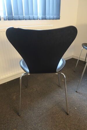 6 stk. spisebordsstole FRITZ HANSEN "Syveren"