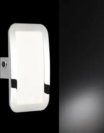 Wofi væglampe db. m. lysdæmper krom(ubrugt)